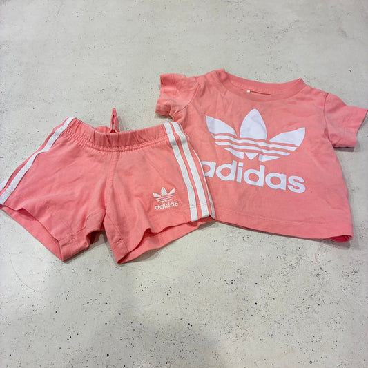 ADIDAS Pink Set, 0-3m