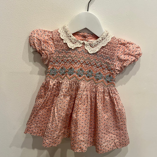 NEXT pink dress, size 6-12m