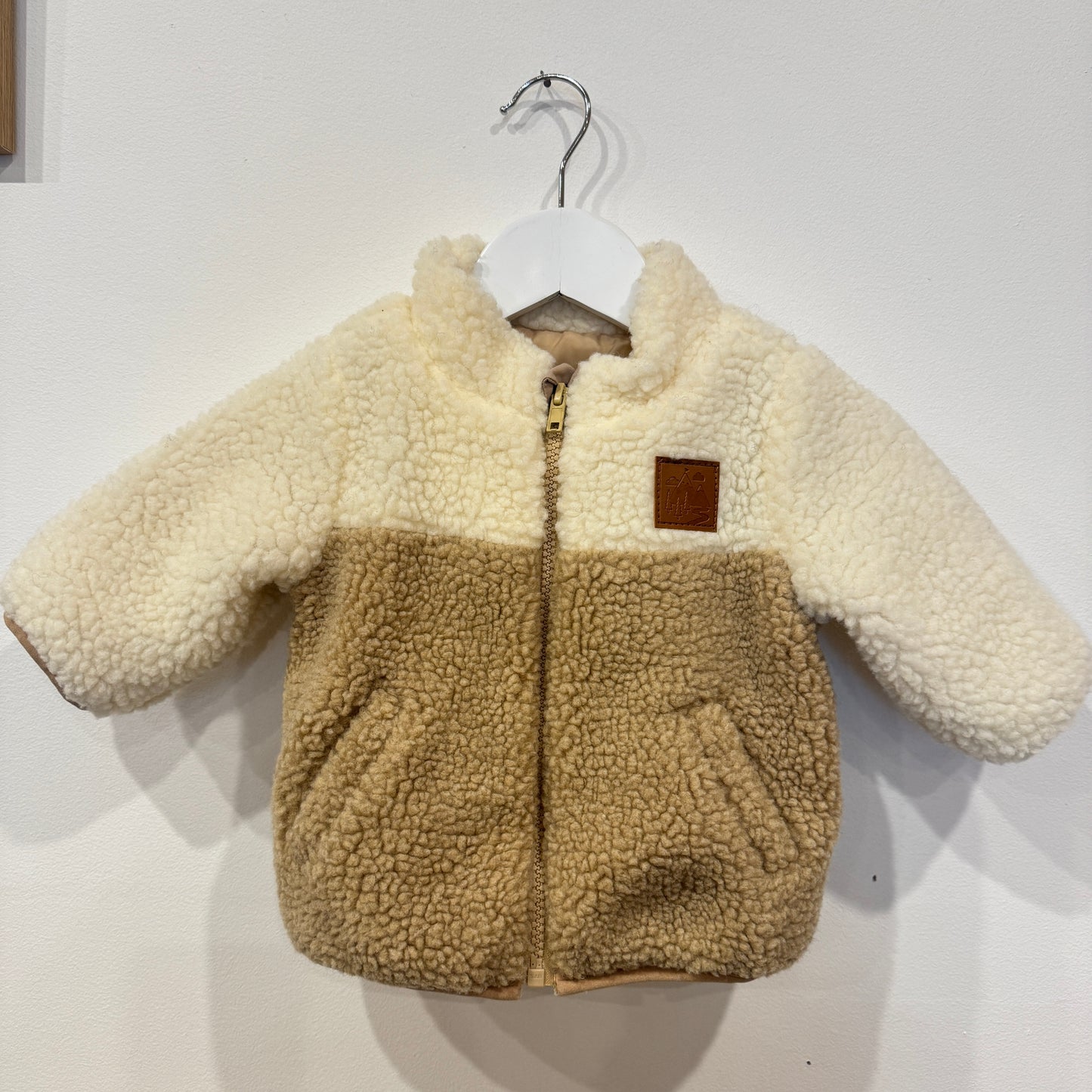 DAVID JONES Sherpa Jacket, 3-6m