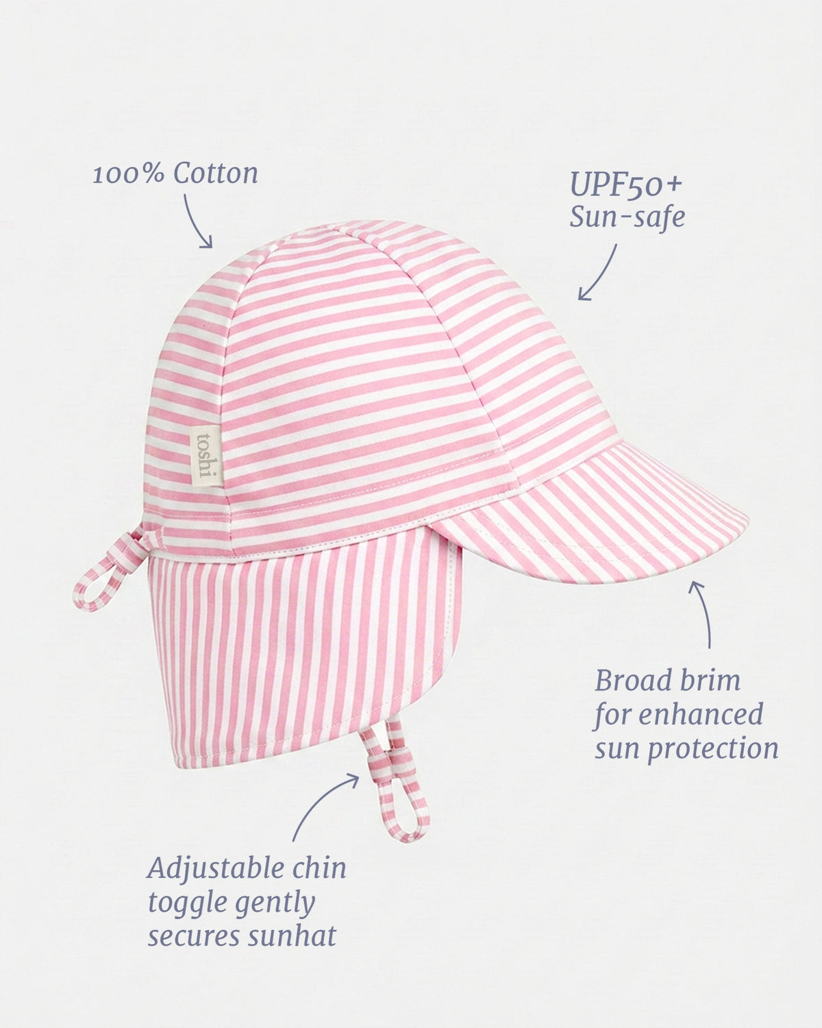 Mini Flap Cap, Blossom