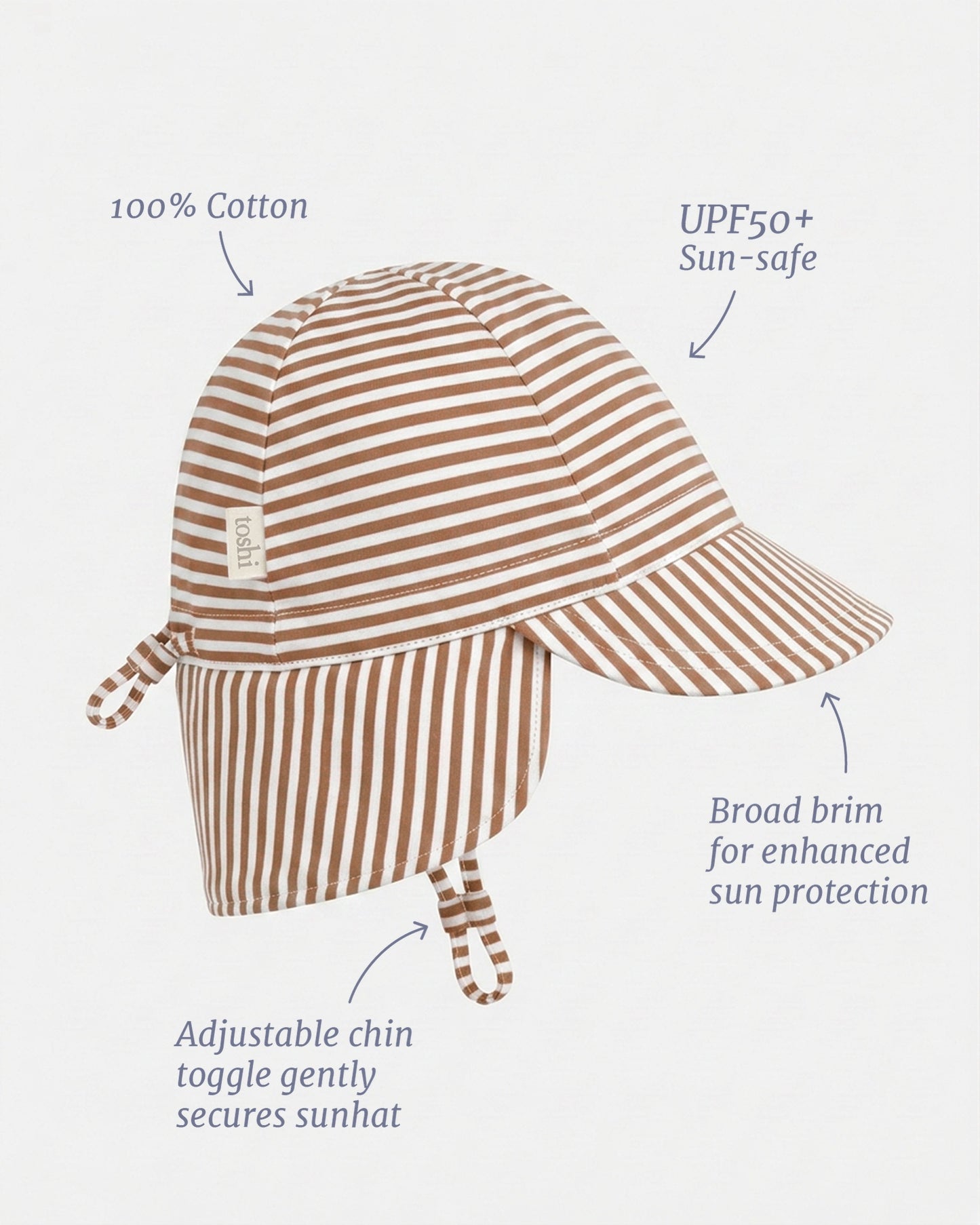 Mini Flap Cap, Mocha