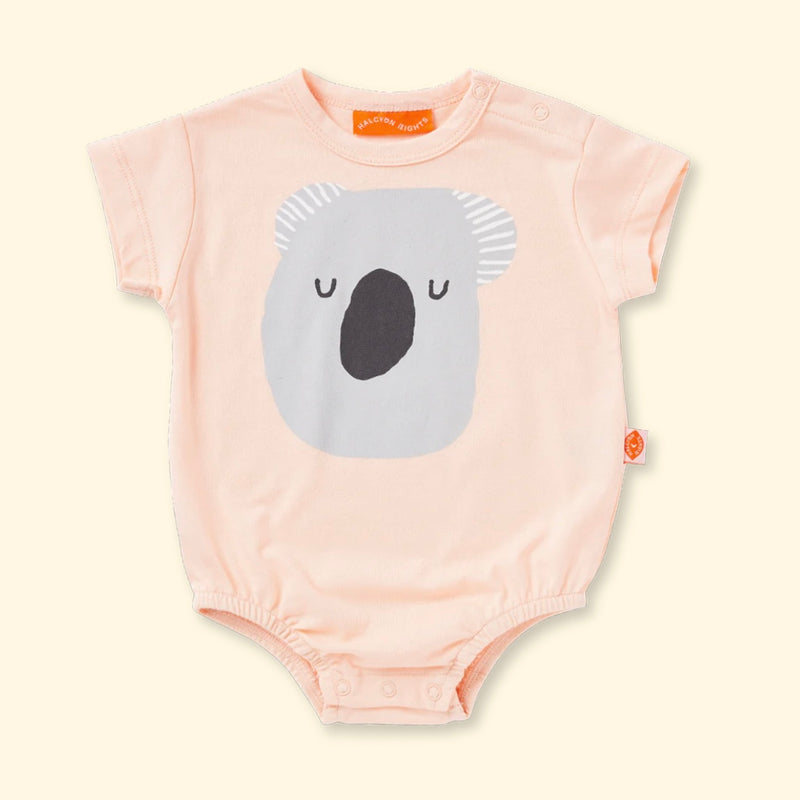 Koala Kids Bodysuit, Peach