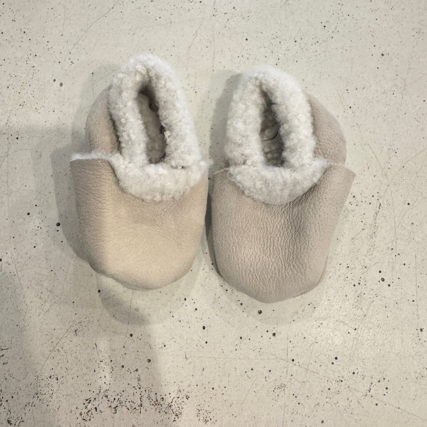 NATURE BABY woolie sock shoes, 9.5cm long