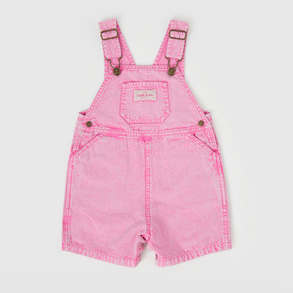 Burton Denim Overalls, Washed Bubblegum