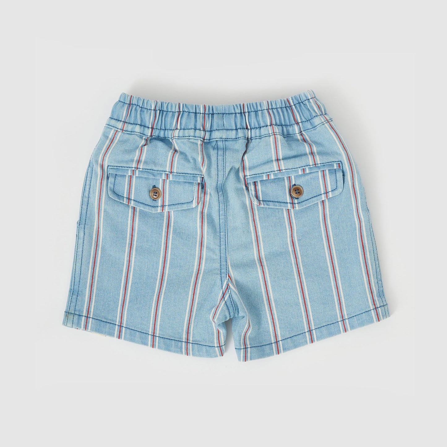 Noah Denim Short, Classic Stripe