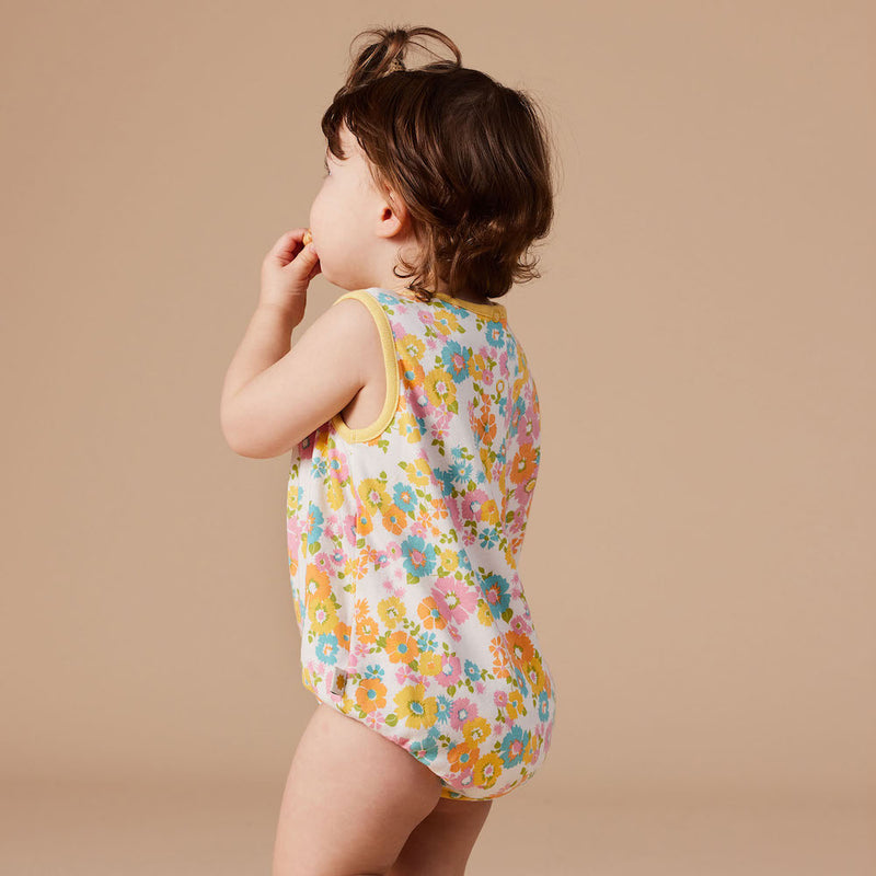 Flower Child Bubble Romper