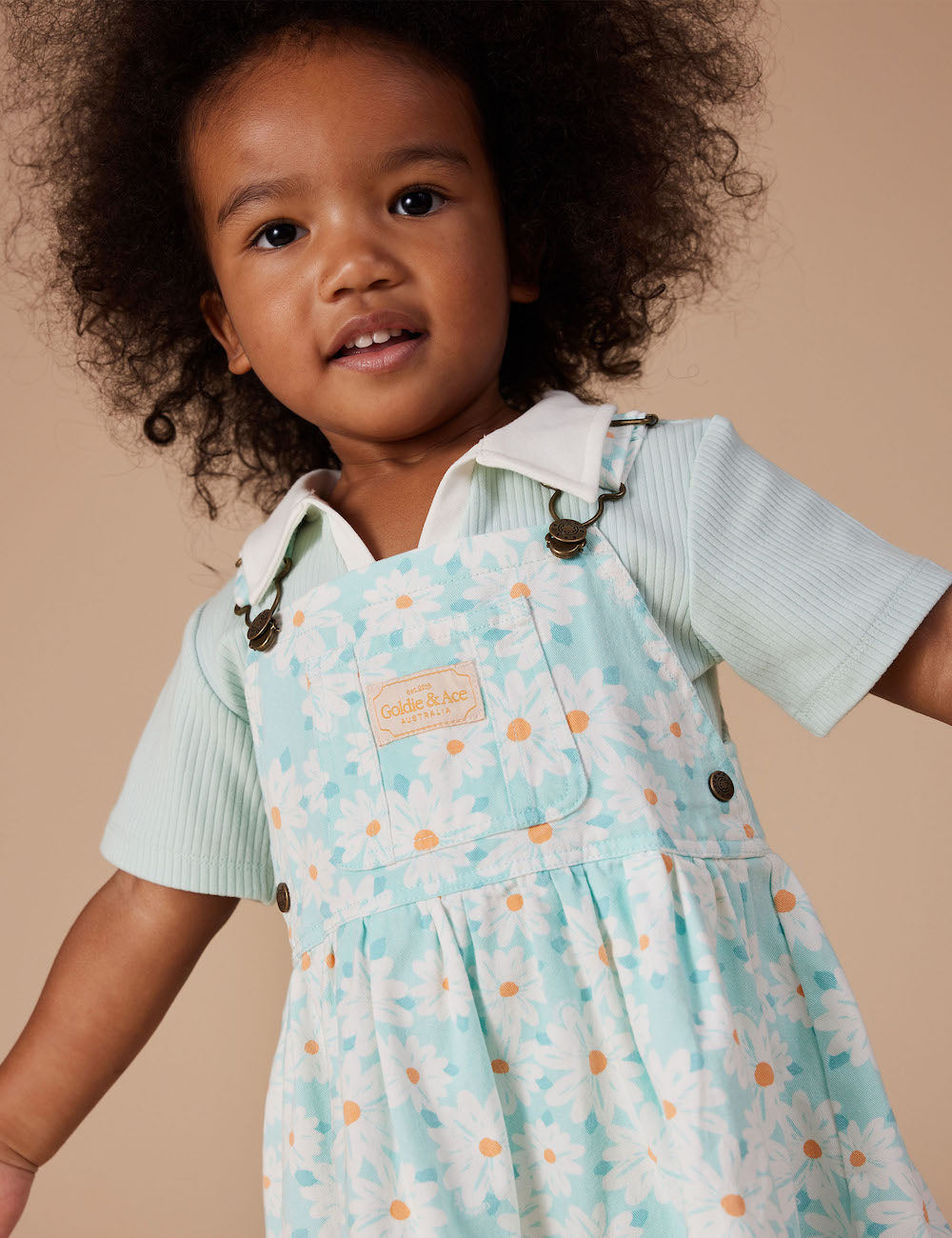 Tully Tiered Pinafore, Daisy Delight