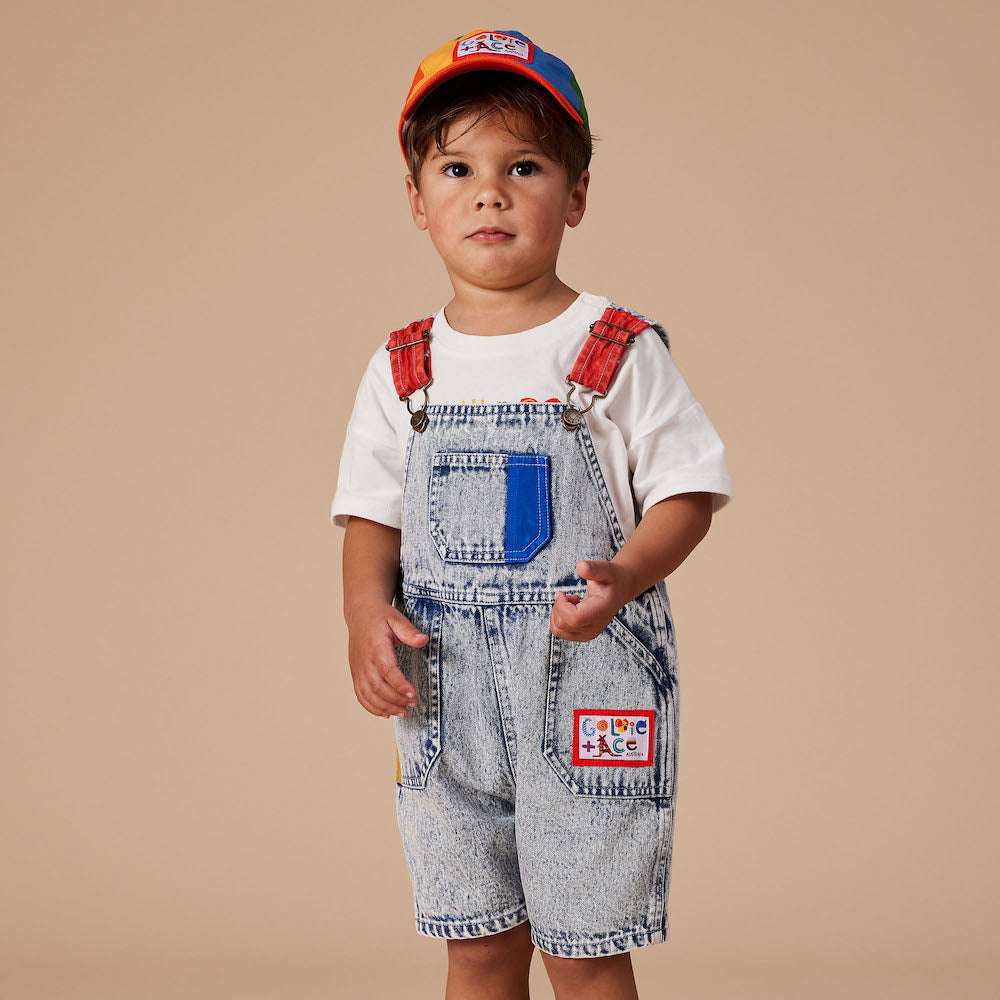 Burton Denim Overalls, Colour Pop Cargo