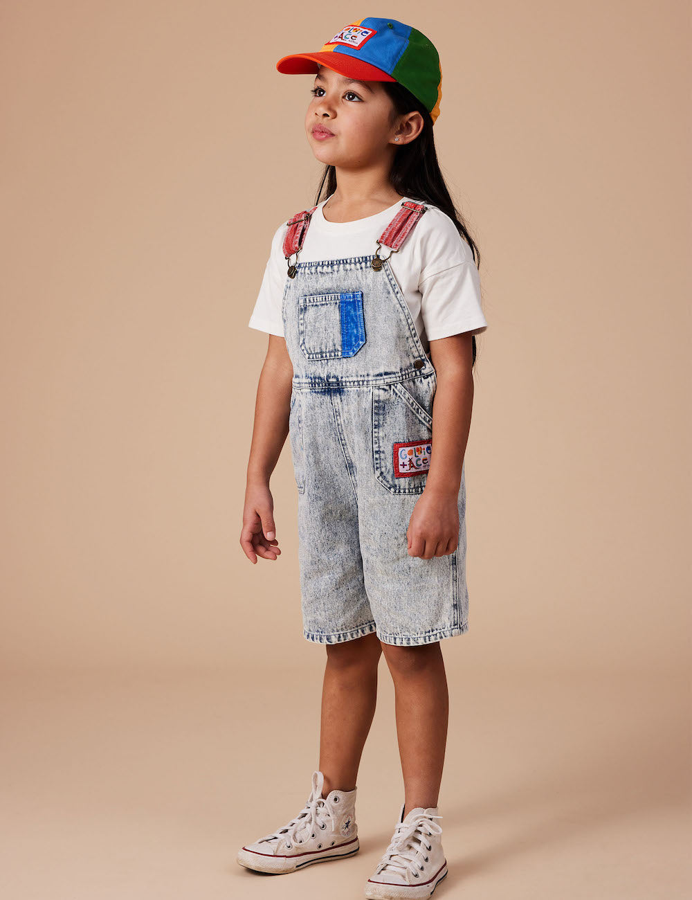 Burton Denim Overalls, Colour Pop Cargo