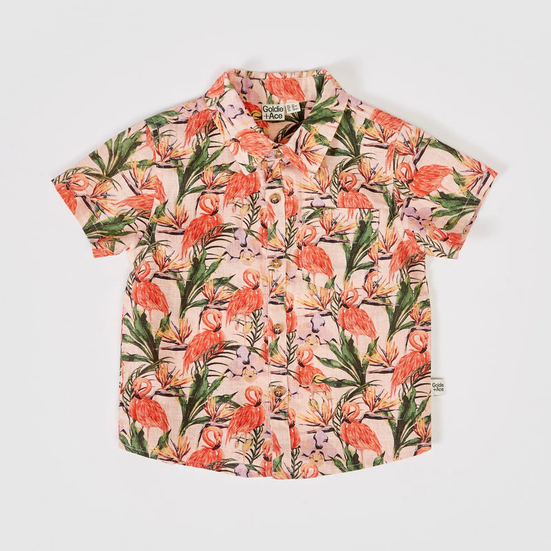 Holiday Shirt, Flamingo