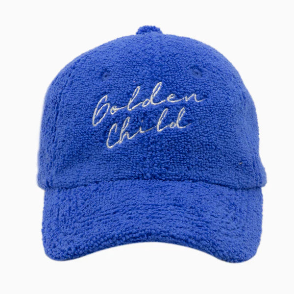 Terry Toweling Cap, Blue