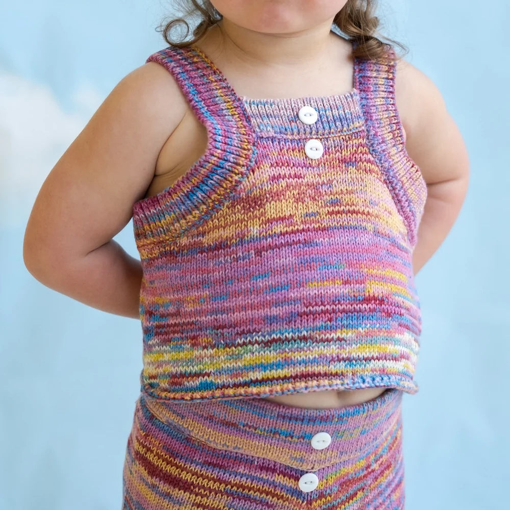 Knitted Singlet, Rainbow