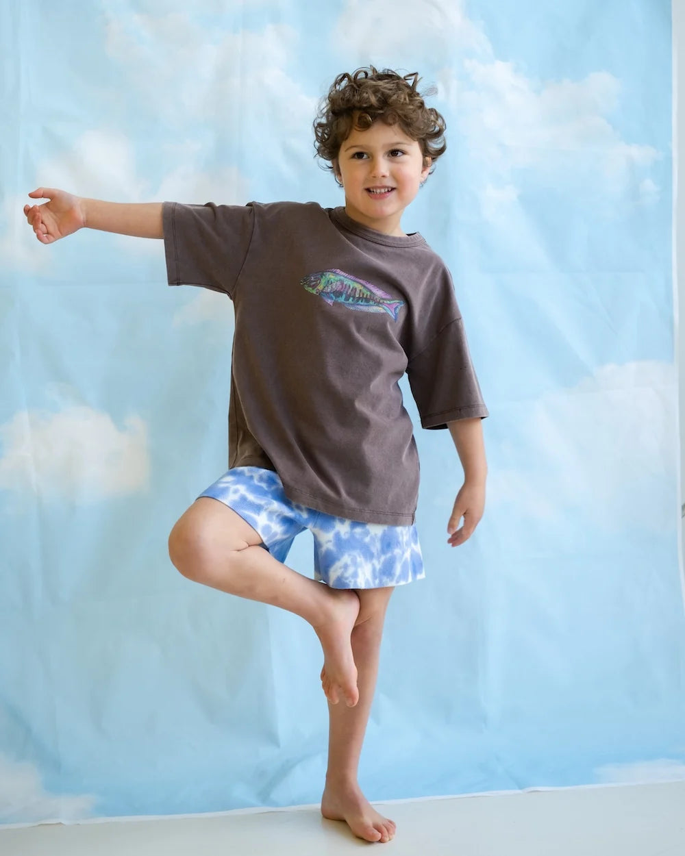 Organic Tie Dye Milano Shorts