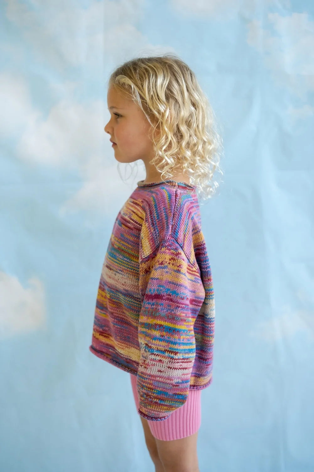 Knitted Pull Over, Rainbow