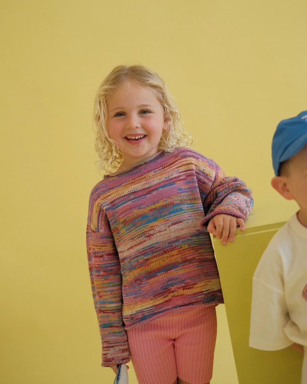Knitted Pull Over, Rainbow
