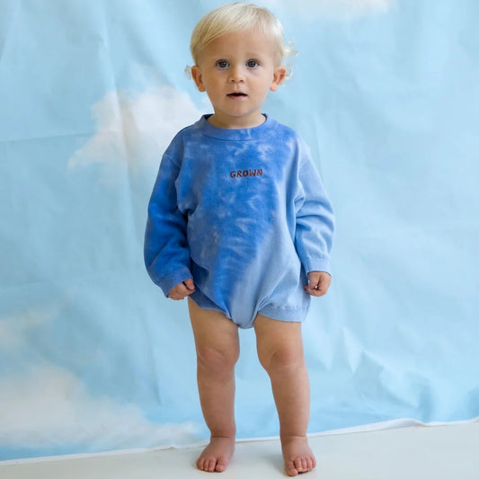 Organic Knitted Tie Dye Romper