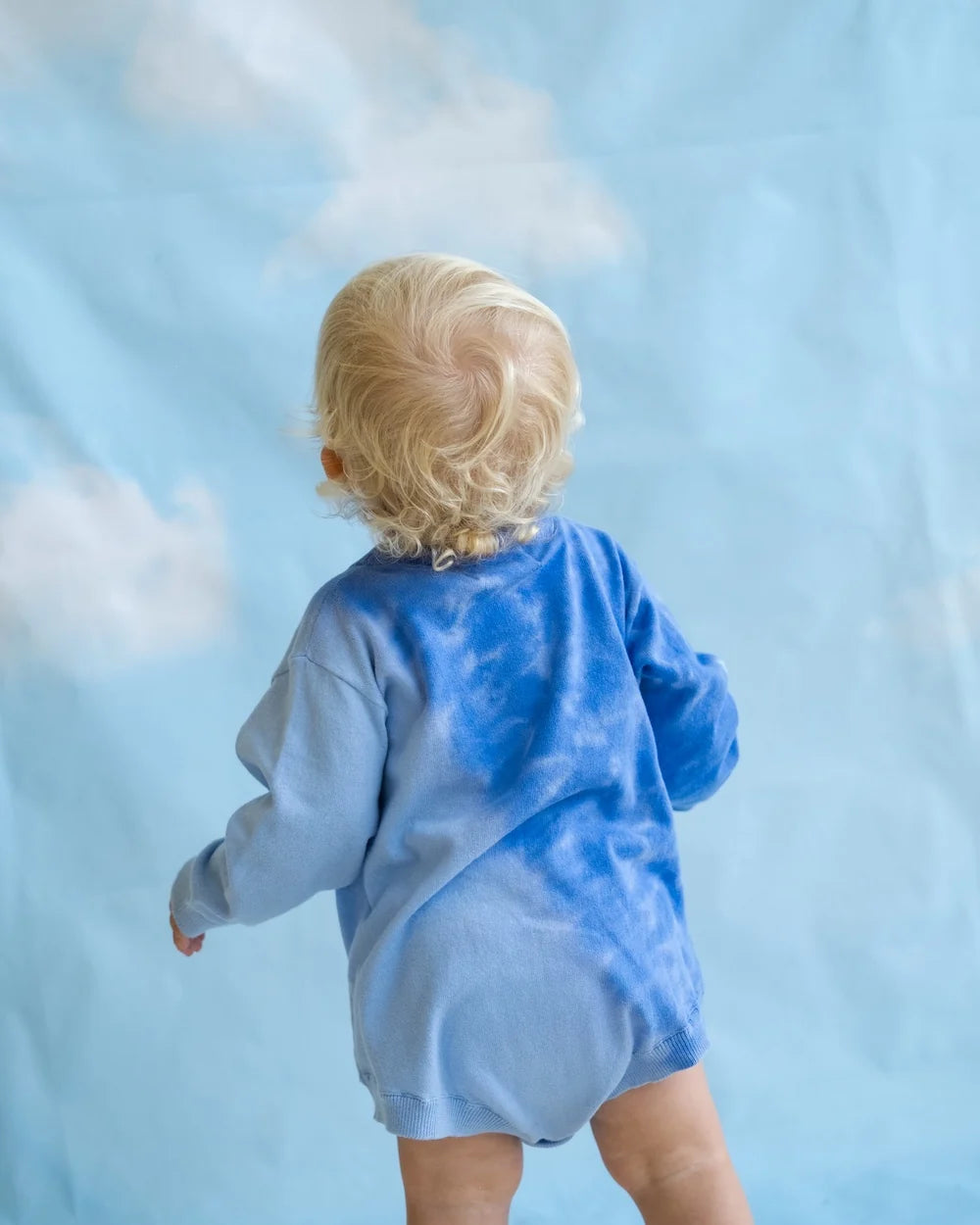 Organic Knitted Tie Dye Romper