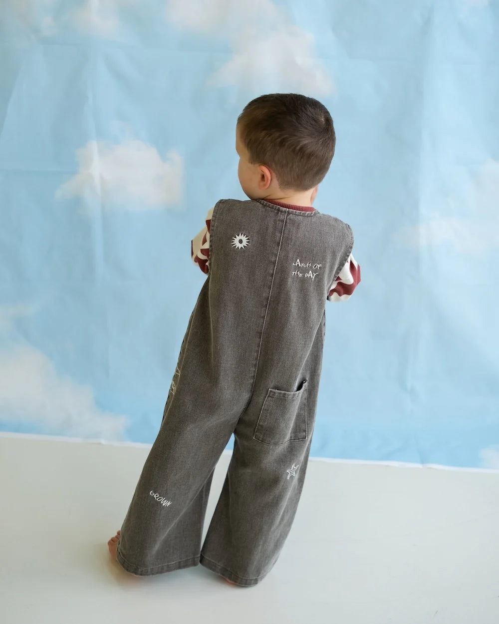 Fishy Business Denim Jumpsuit