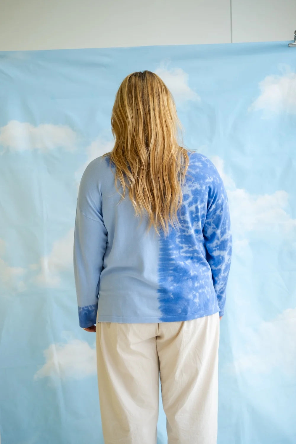 Organic Knitted Tie Dye LS Tee