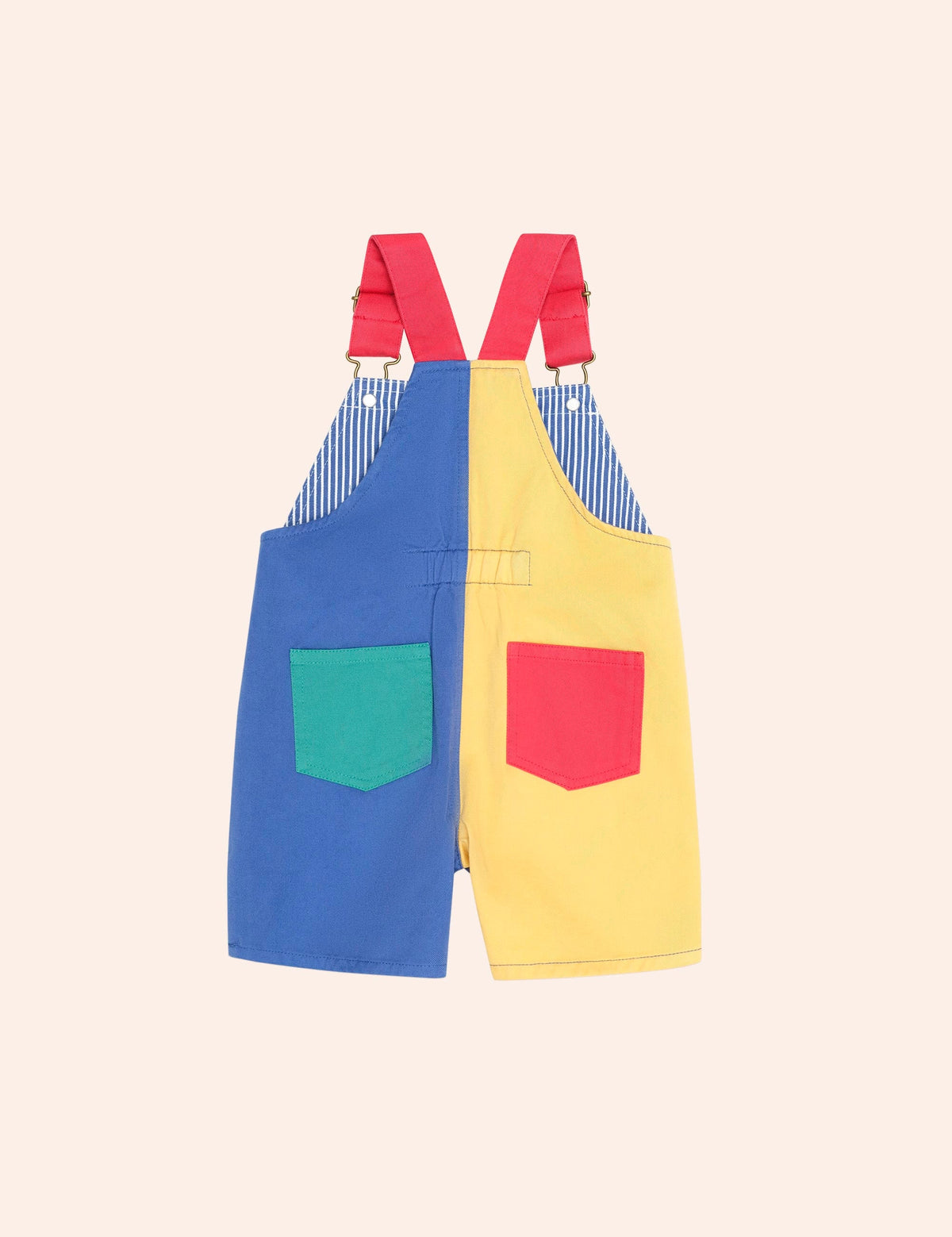 Colour Block Pocket Shortall