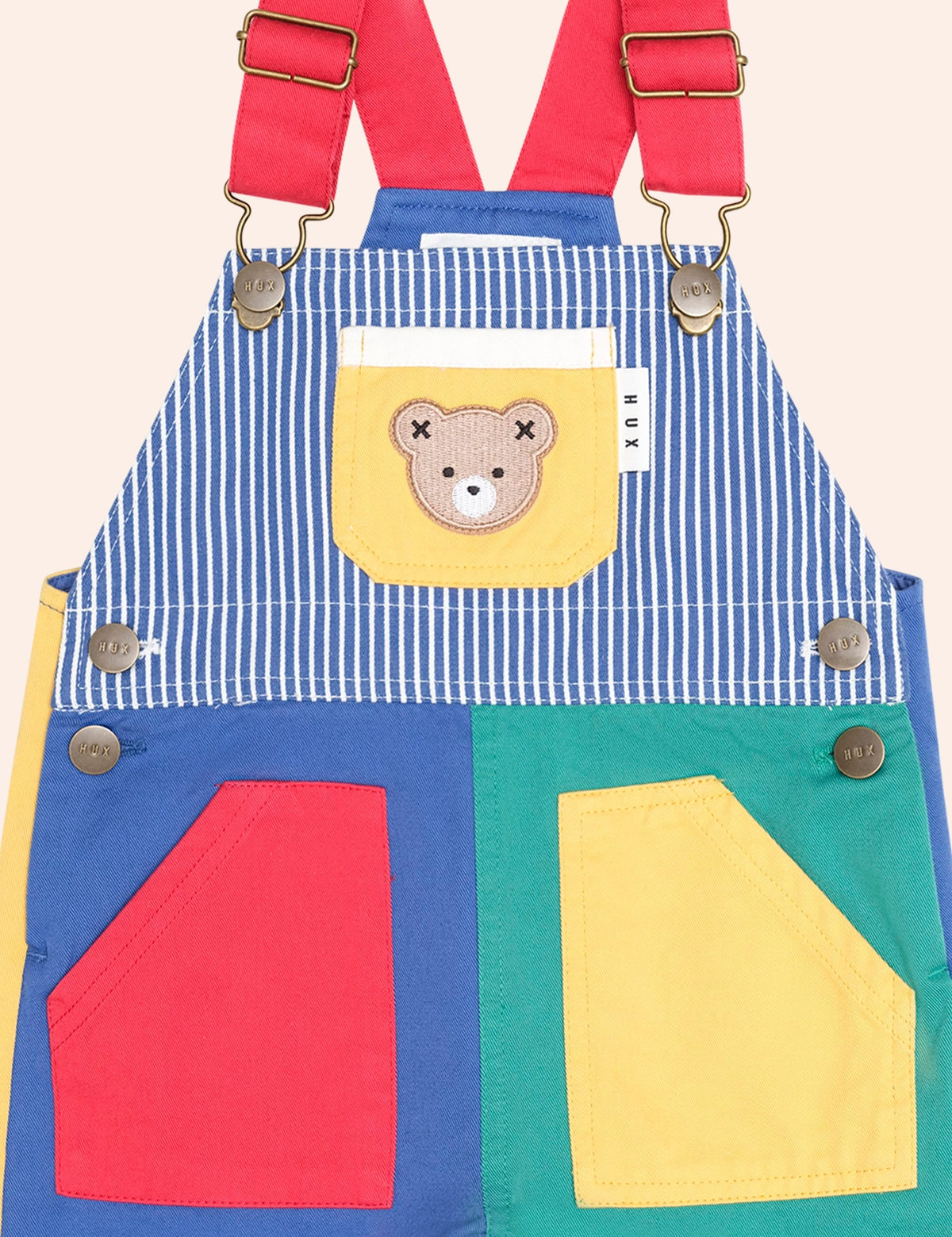Colour Block Pocket Shortall