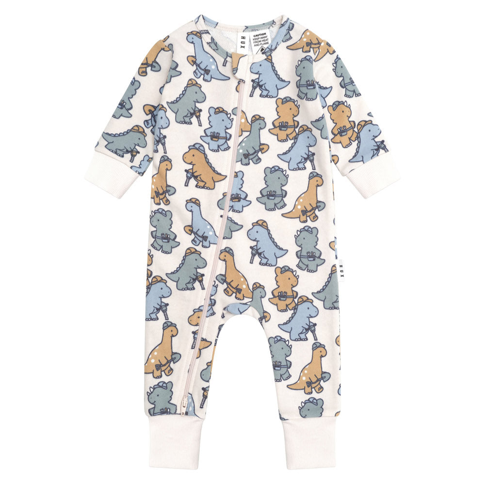 Construction Dinos Romper