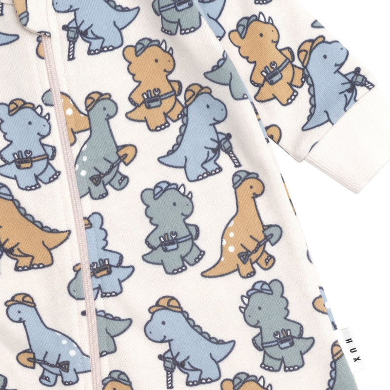 Construction Dinos Romper