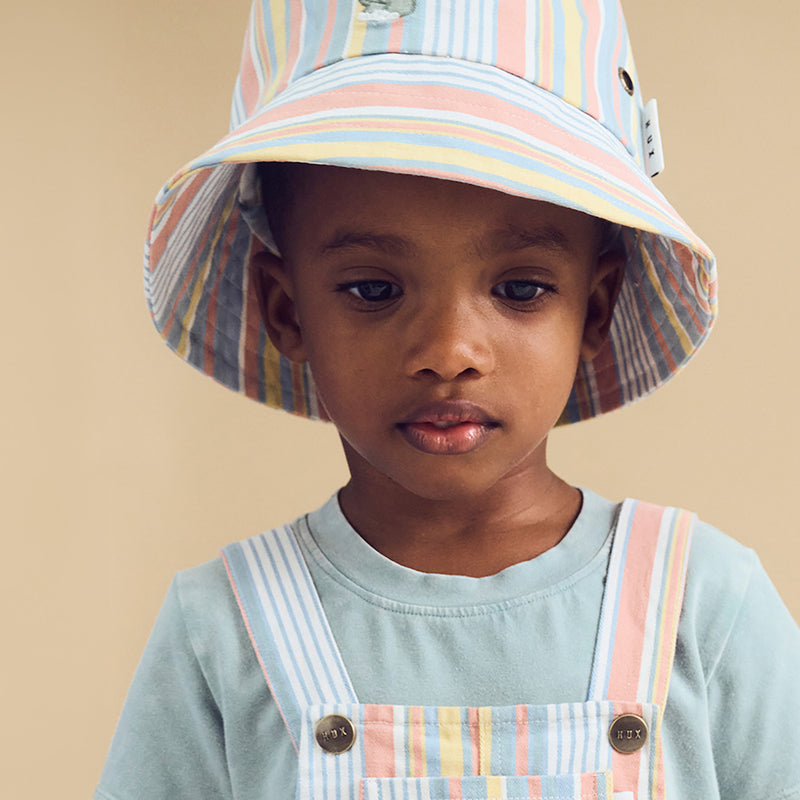 Vintage Stripe Bucket Hat