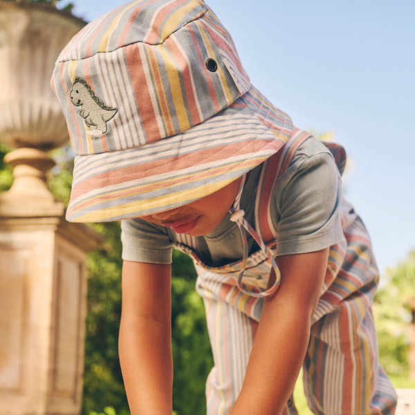 Vintage Stripe Bucket Hat