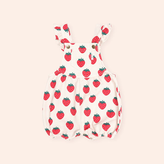Strawberry Bubble Romper