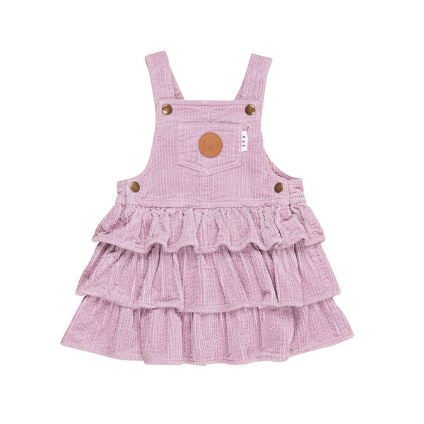 Orchid Frill Overall Dress
