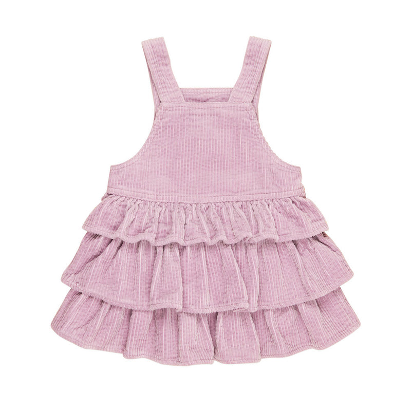 Orchid Frill Overall Dress