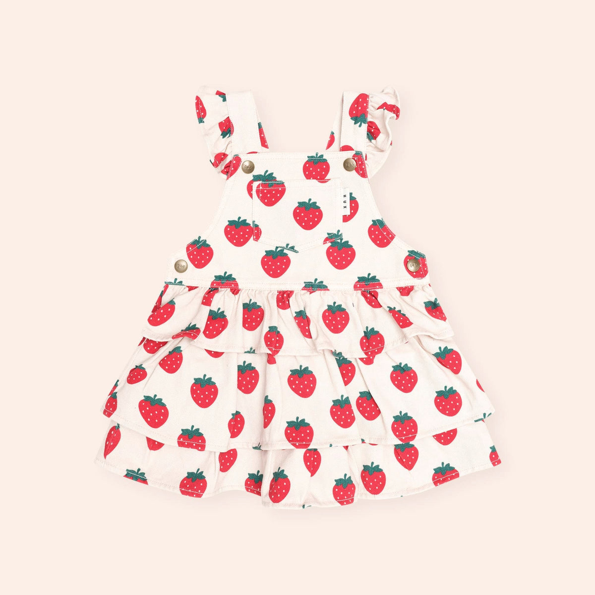 Strawberry Tiered Pinafore