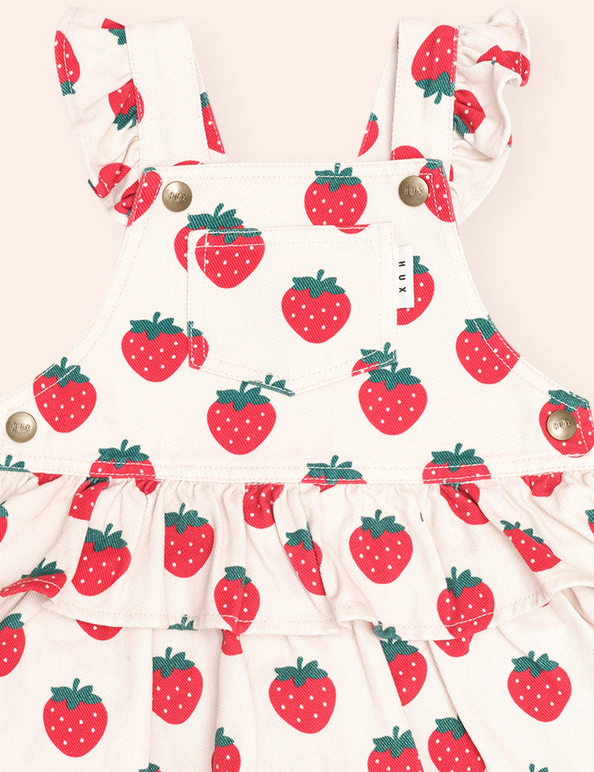 Strawberry Tiered Pinafore