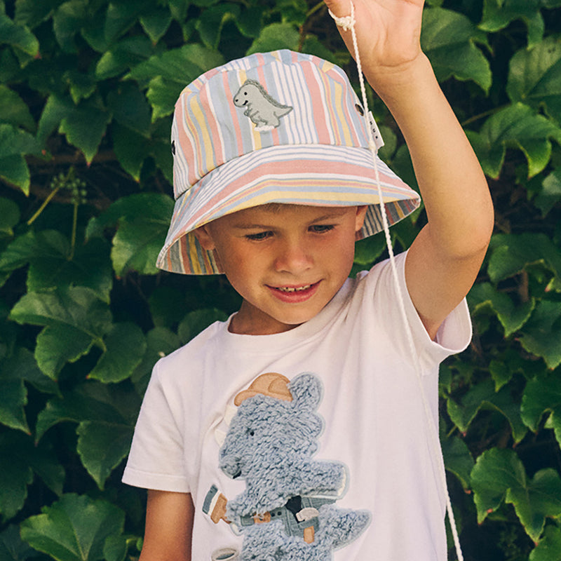 Vintage Stripe Bucket Hat