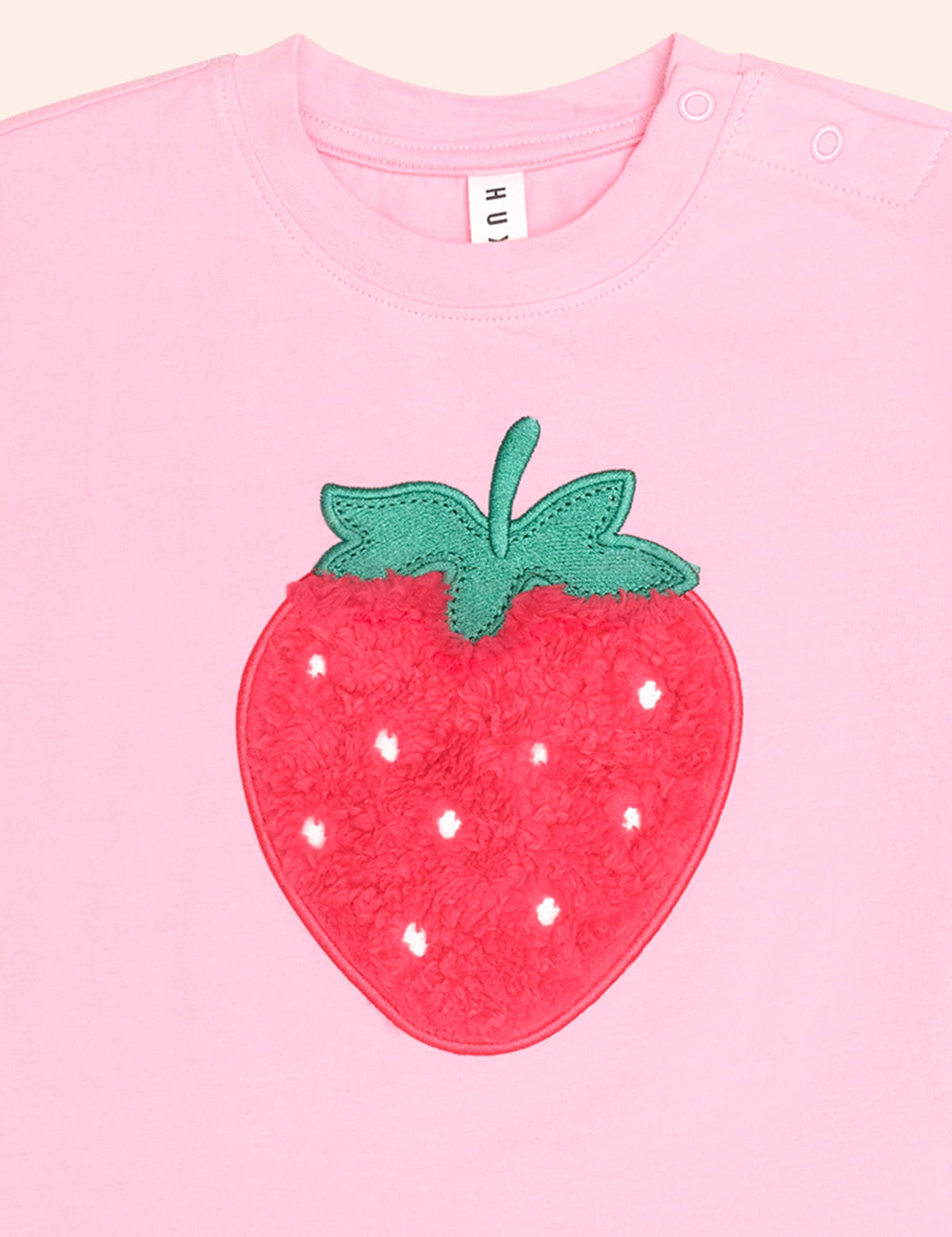 Furry Strawberry Slouchy Tee