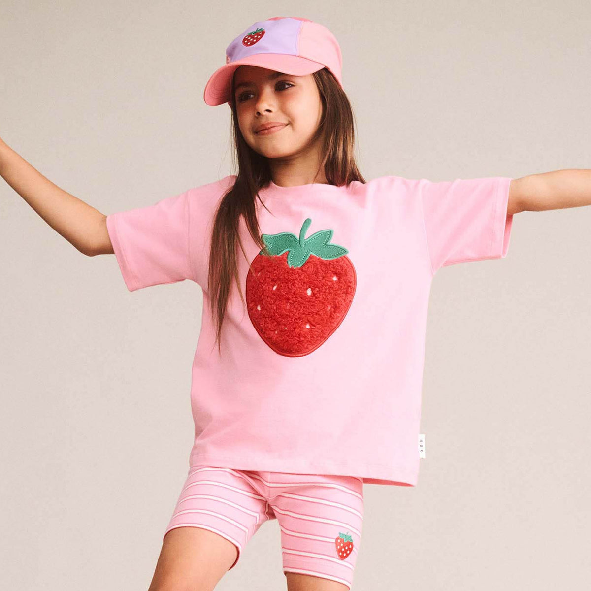 Furry Strawberry Slouchy Tee
