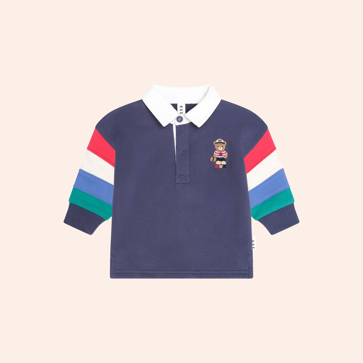 Nautical Hux Spliced Fleece Polo