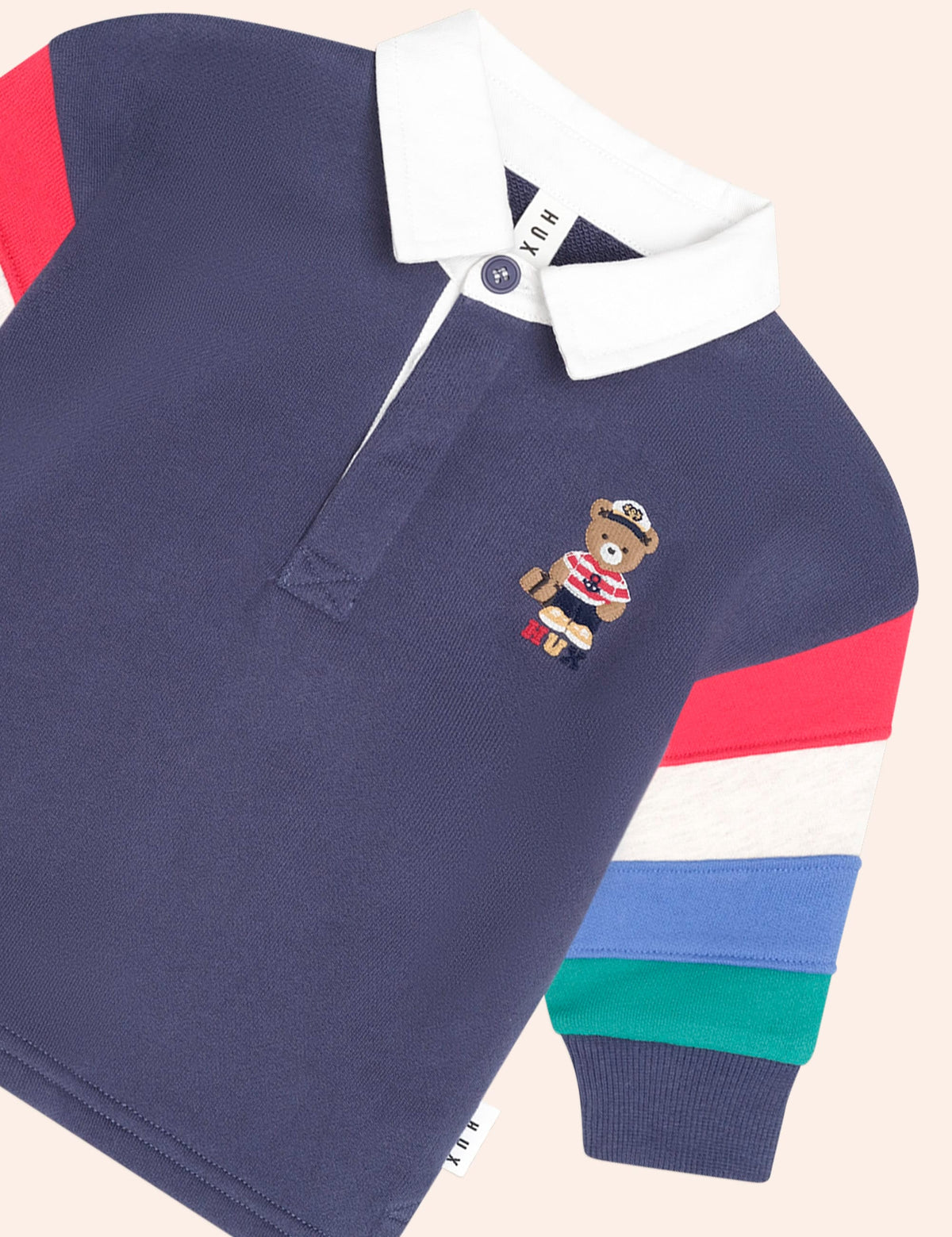 Nautical Hux Spliced Fleece Polo