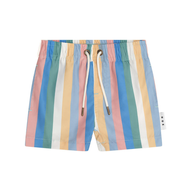 Vintage Stripe Swim Short