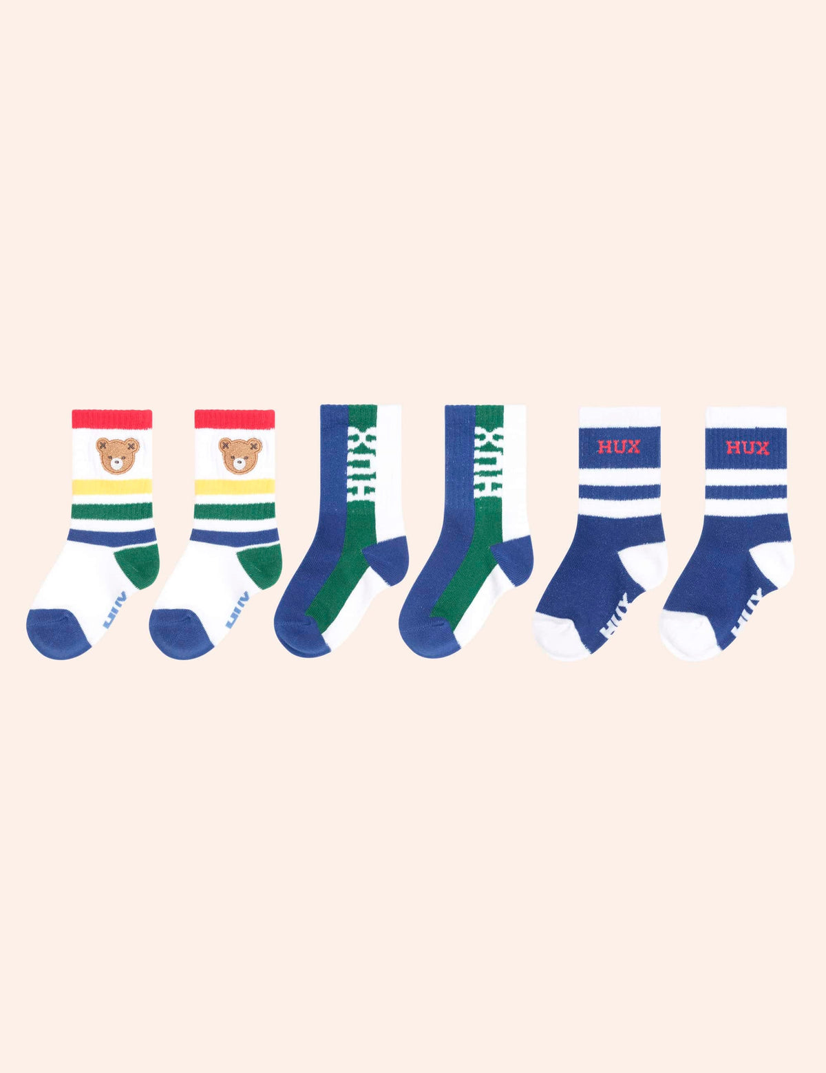 3pk Boys Sports Socks