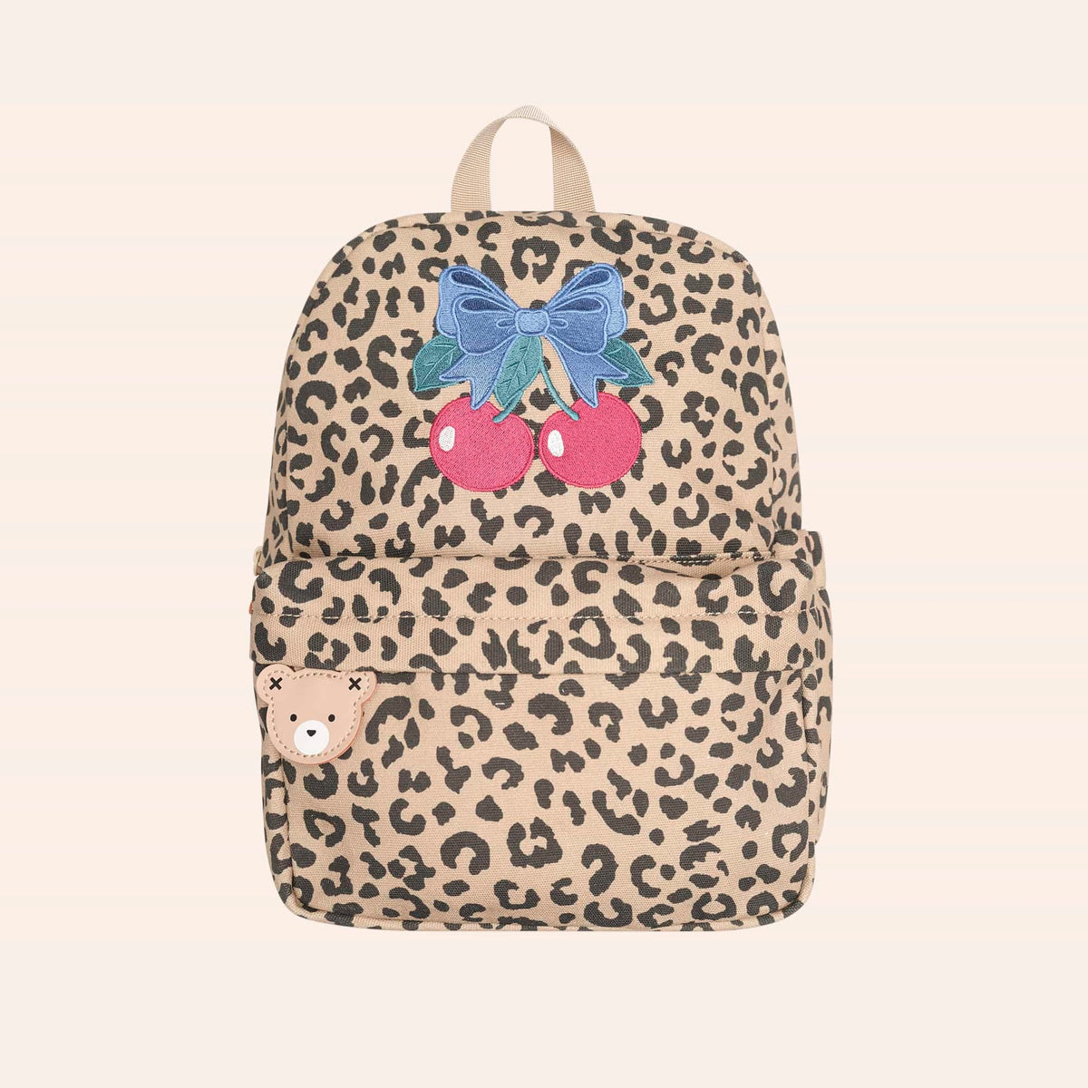 Leopard Cherry Backpack