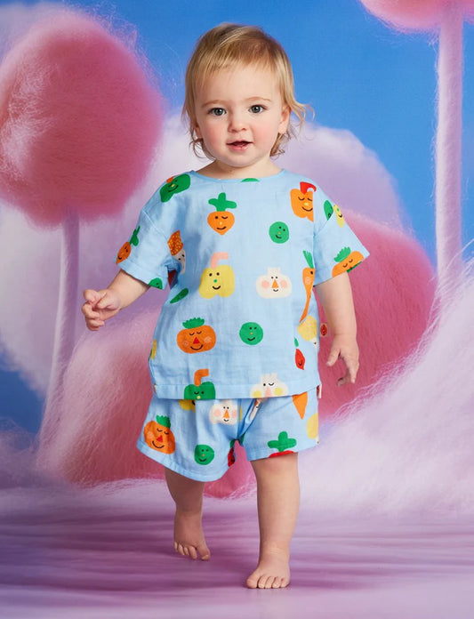 Teeny Tiny Veg Woven T-Shirt