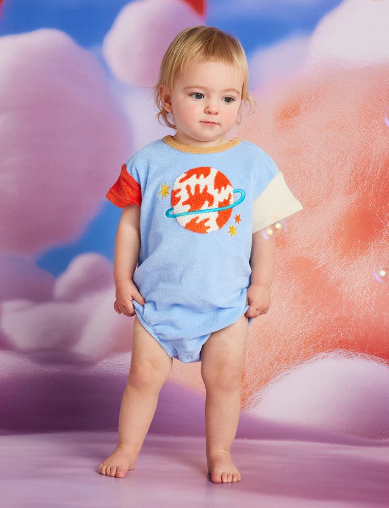 See You In Space Terry Short Sleeve Bodysuit