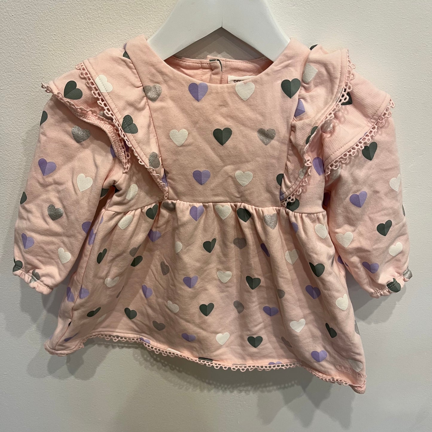 COUNTRY ROAD Love Heart Dress, size 6-12m
