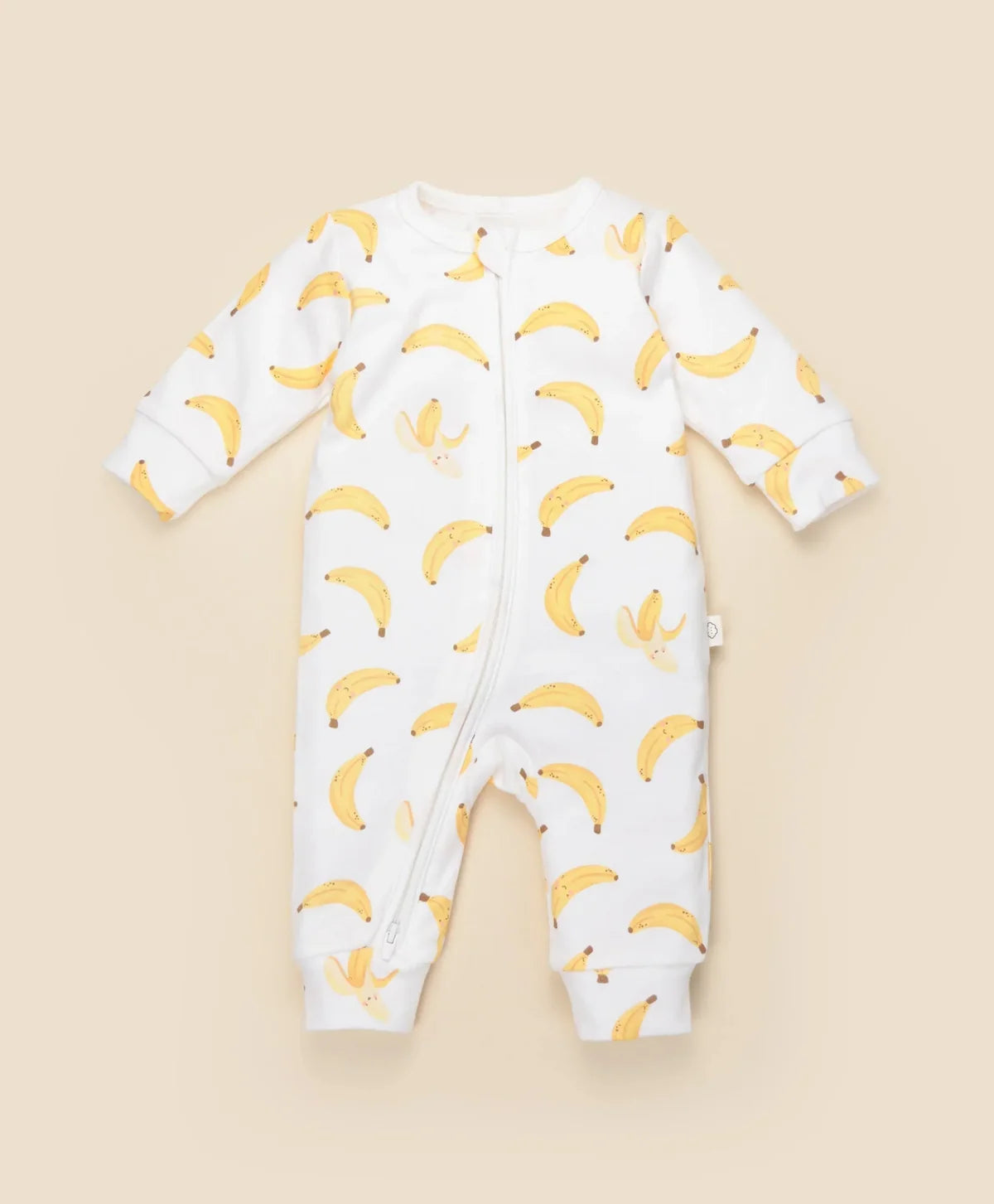 Organic Cotton Growsuit, Bananas