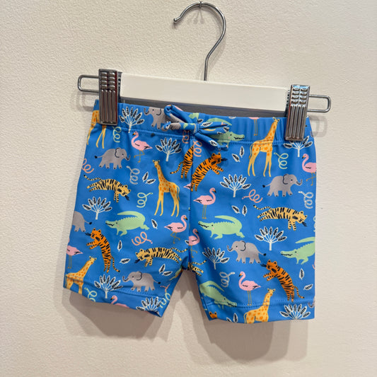 JOHN LEWIS Animal swim shorts, 9-12m