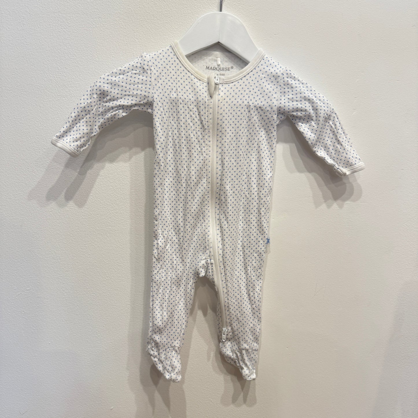 MARQUISE Blue Spot Onesie, 0-3m