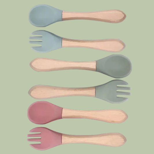 Wooden Toddler Cutlery