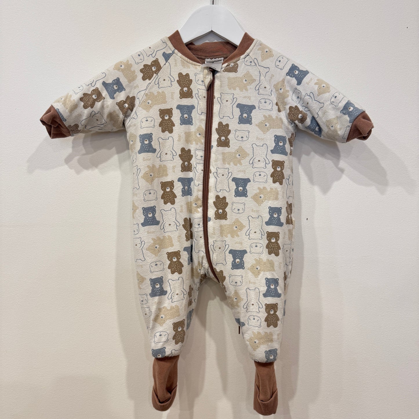 SNUGTIME padded Zipsuit, 6-12m